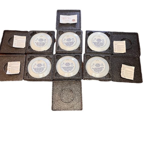 6 new in box D’ARCEAU-LIMOGES Lafayette Collectors porcelain plates 1973 - Picture 9 of 14